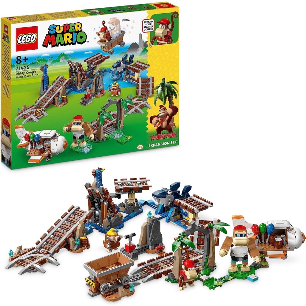 LEGO Super Mario Diddy Kong's Mine Cart Ride Expansion Set. Brand New.